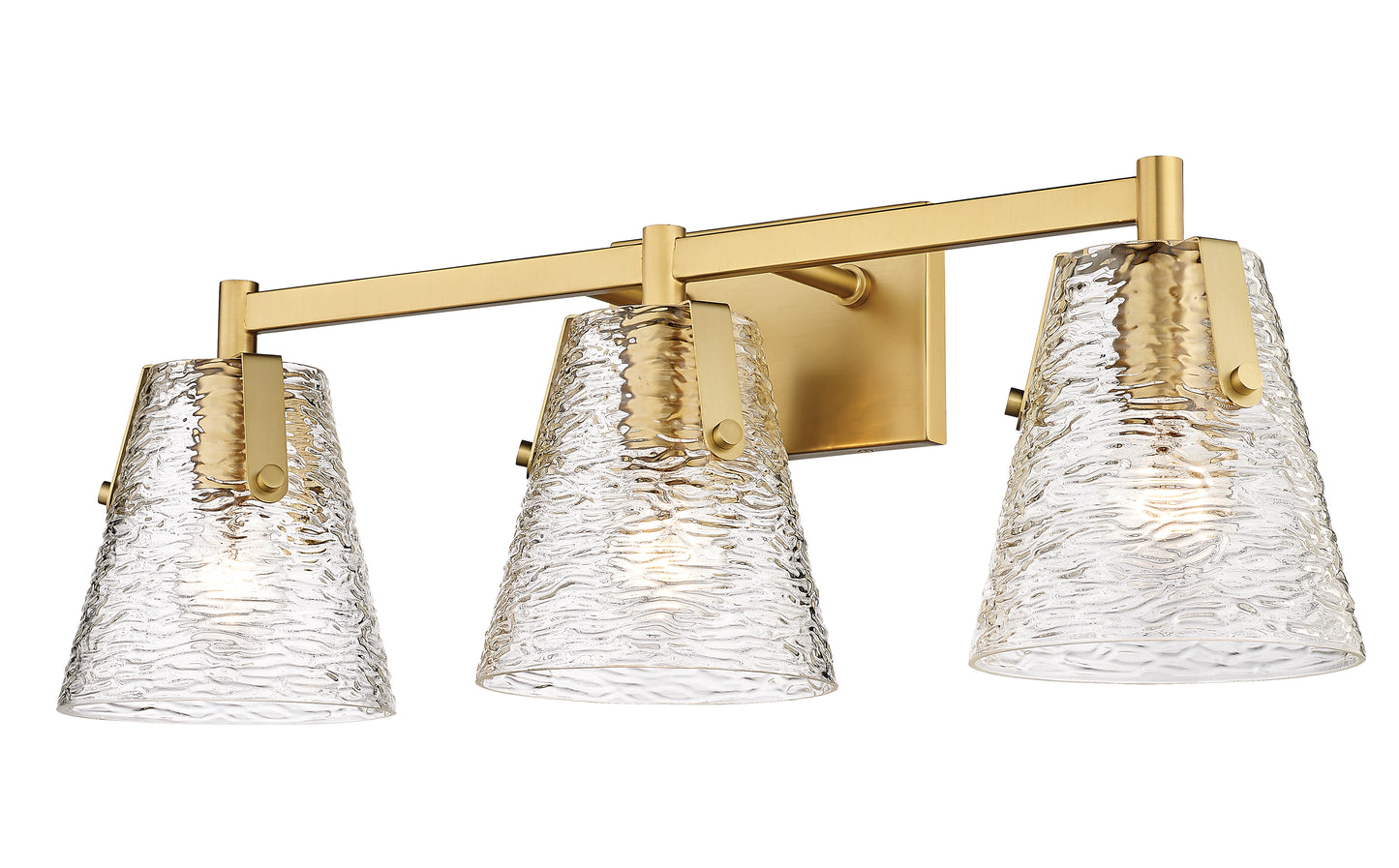 1101-3V-MGLD - Analia 3 Light 26" Vanity - Modern Gold