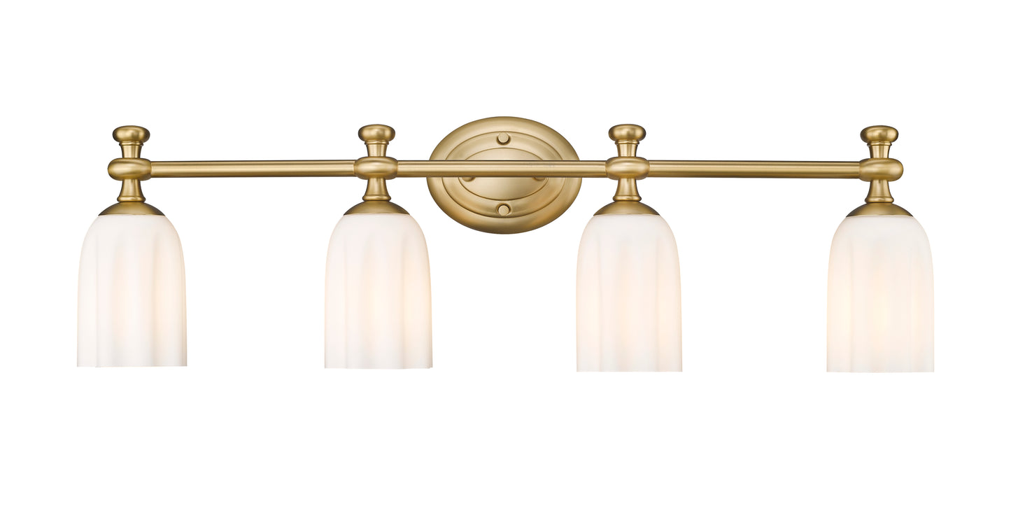 1102-4V-MGLD - Orion 4 Light 31" Vanity - Modern Gold