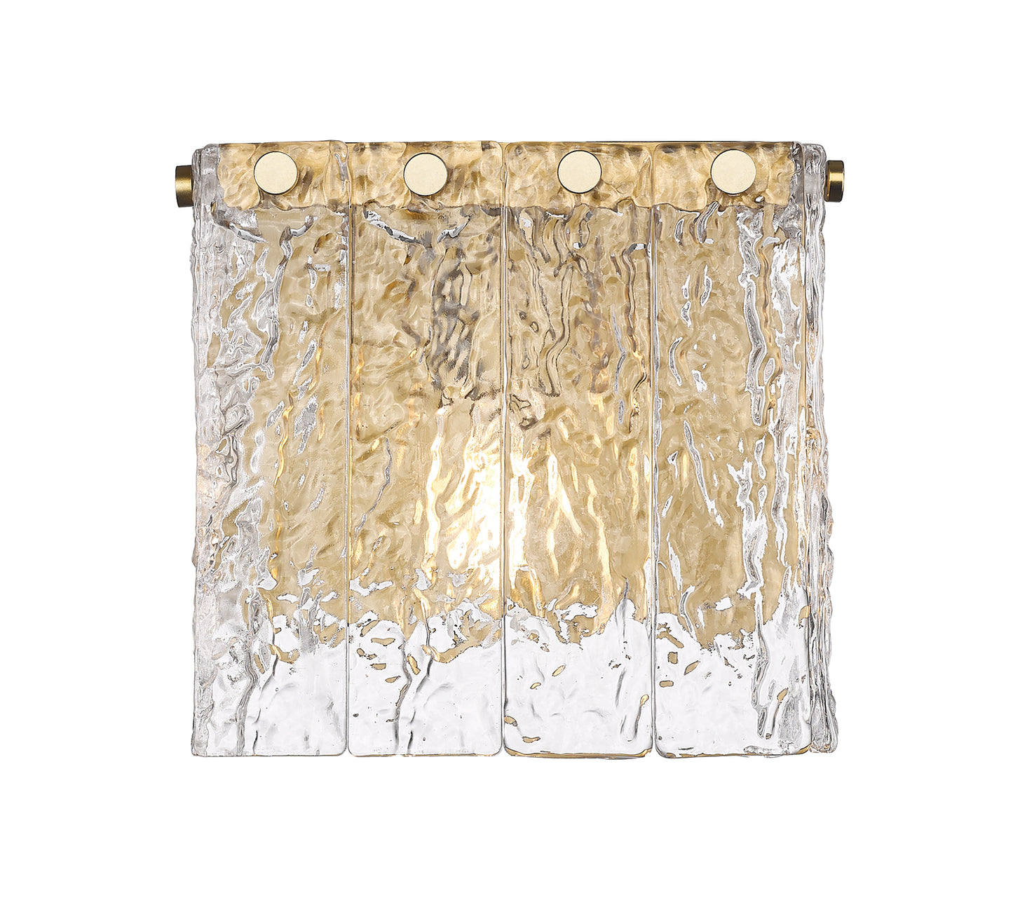 1943-1S-MGLD - Glacier 1 Light Wall 7" Sconce - Modern Gold