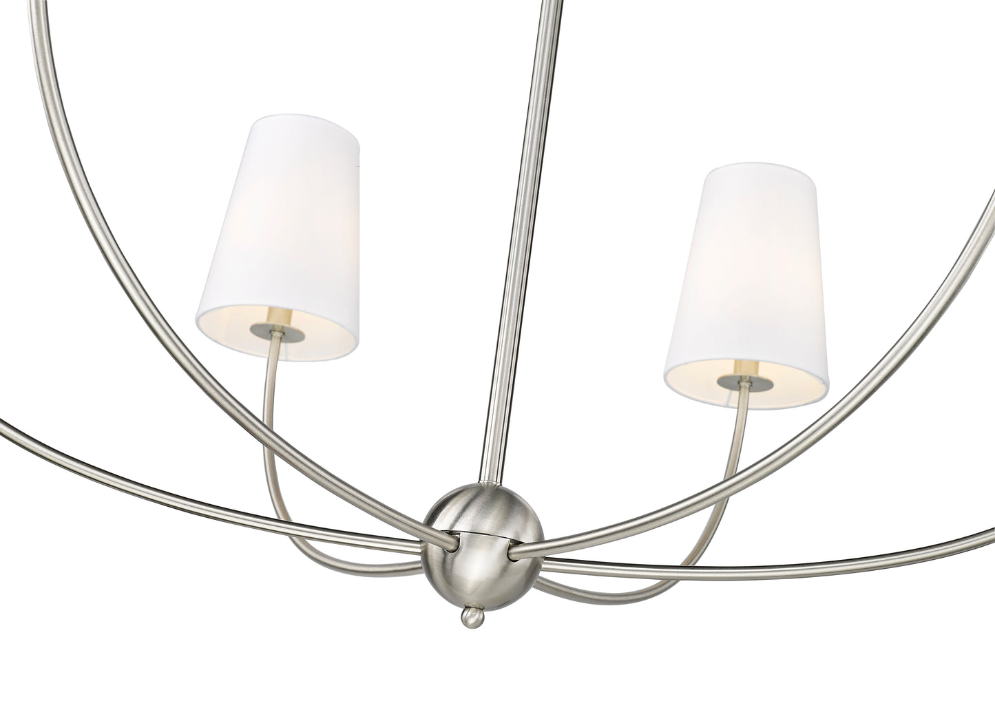 3040-42BN - Shannon 6 Light 42" Chandelier - Brushed Nickel