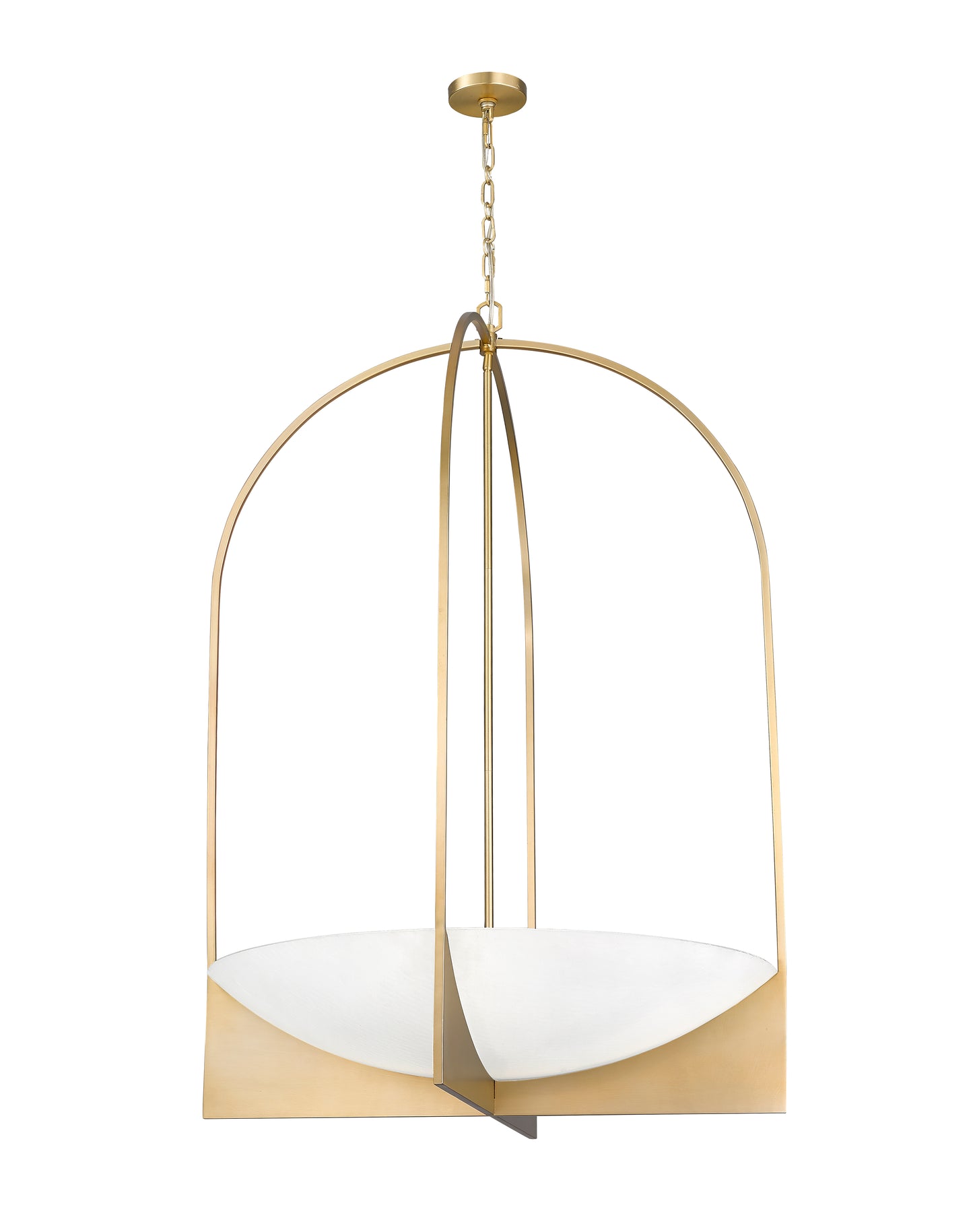1947-48MGLD - Devon 8 Light 32" Chandelier - Modern Gold