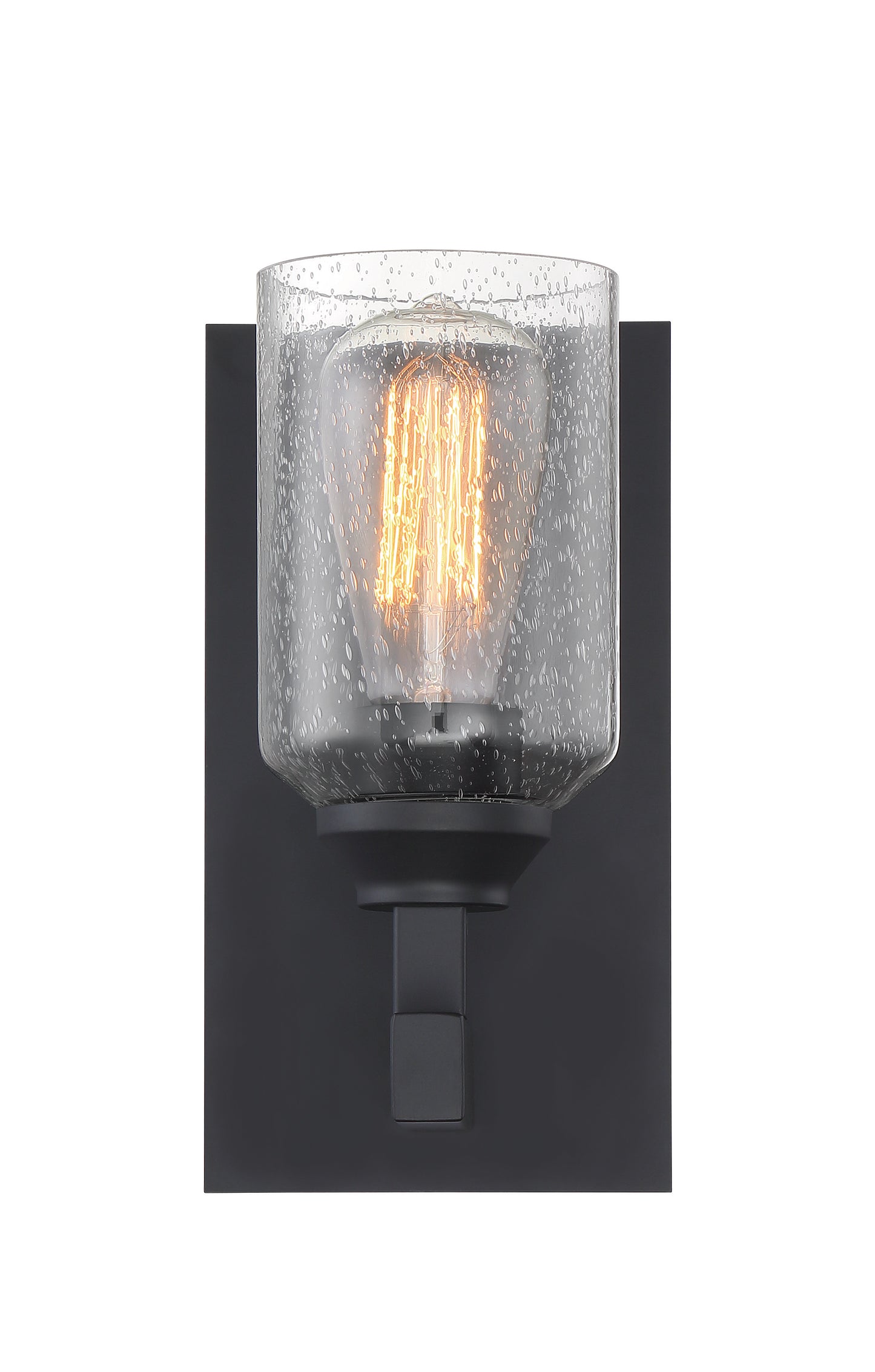53161-FB - Chicago 1 Light 10" High Wall Sconce - Flat Black