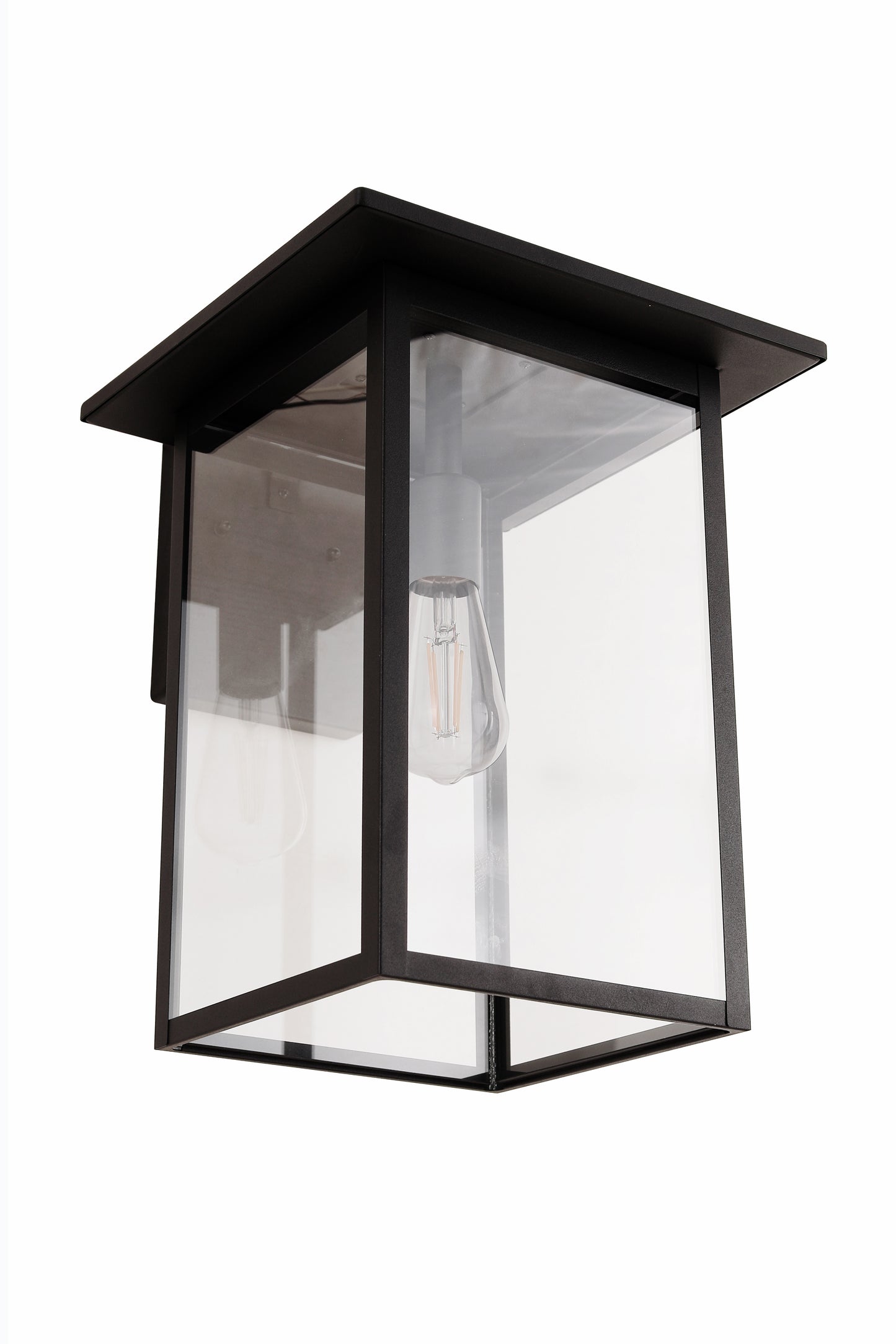 ZA7034-TB - Rock Creek 1 Light 17" High Outdoor Wall Lantern - Textured Black