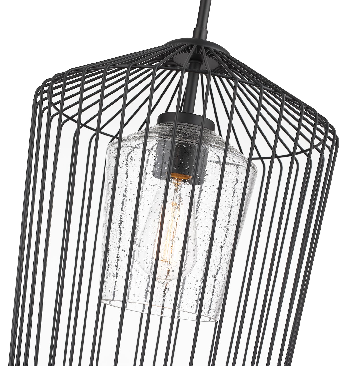 342P13-MB - Lido 1 Light 13" Pendant - Matte Black