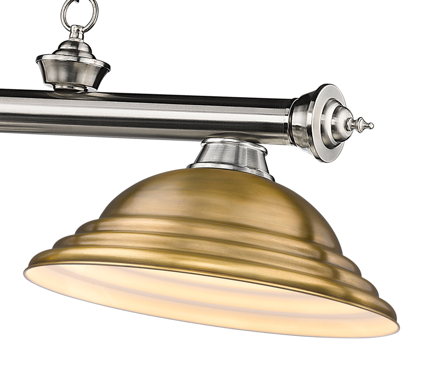 2306-3BN-SRB - Cordon 3 Light 58" Billiard - Brushed Nickel