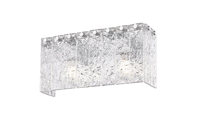 1943-2V-CH - Glacier 2 Light 15" Vanity - Chrome