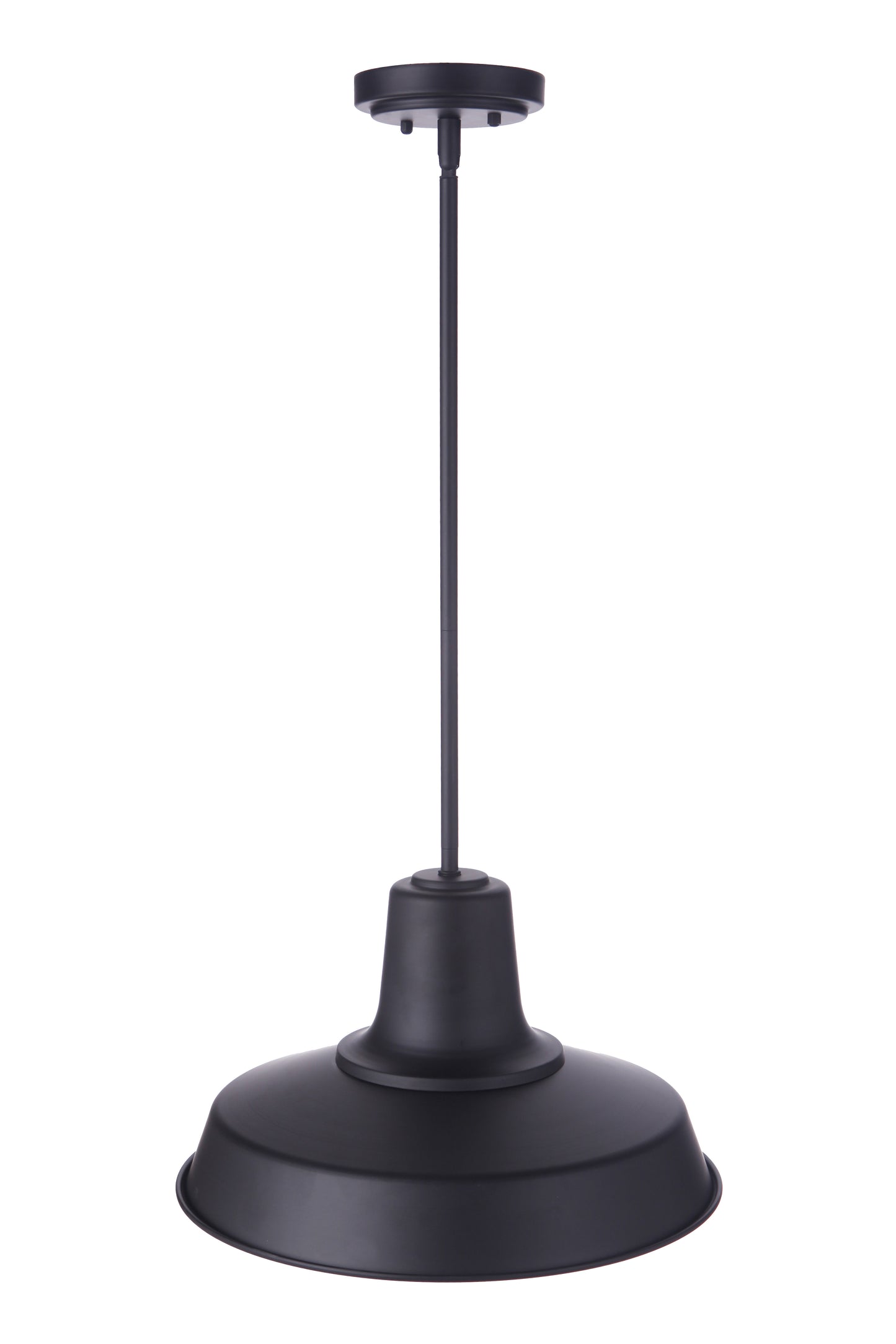 ZA5701-MN - Briscoe 1 Light 15" Wide Outdoor Pendant - Midnight