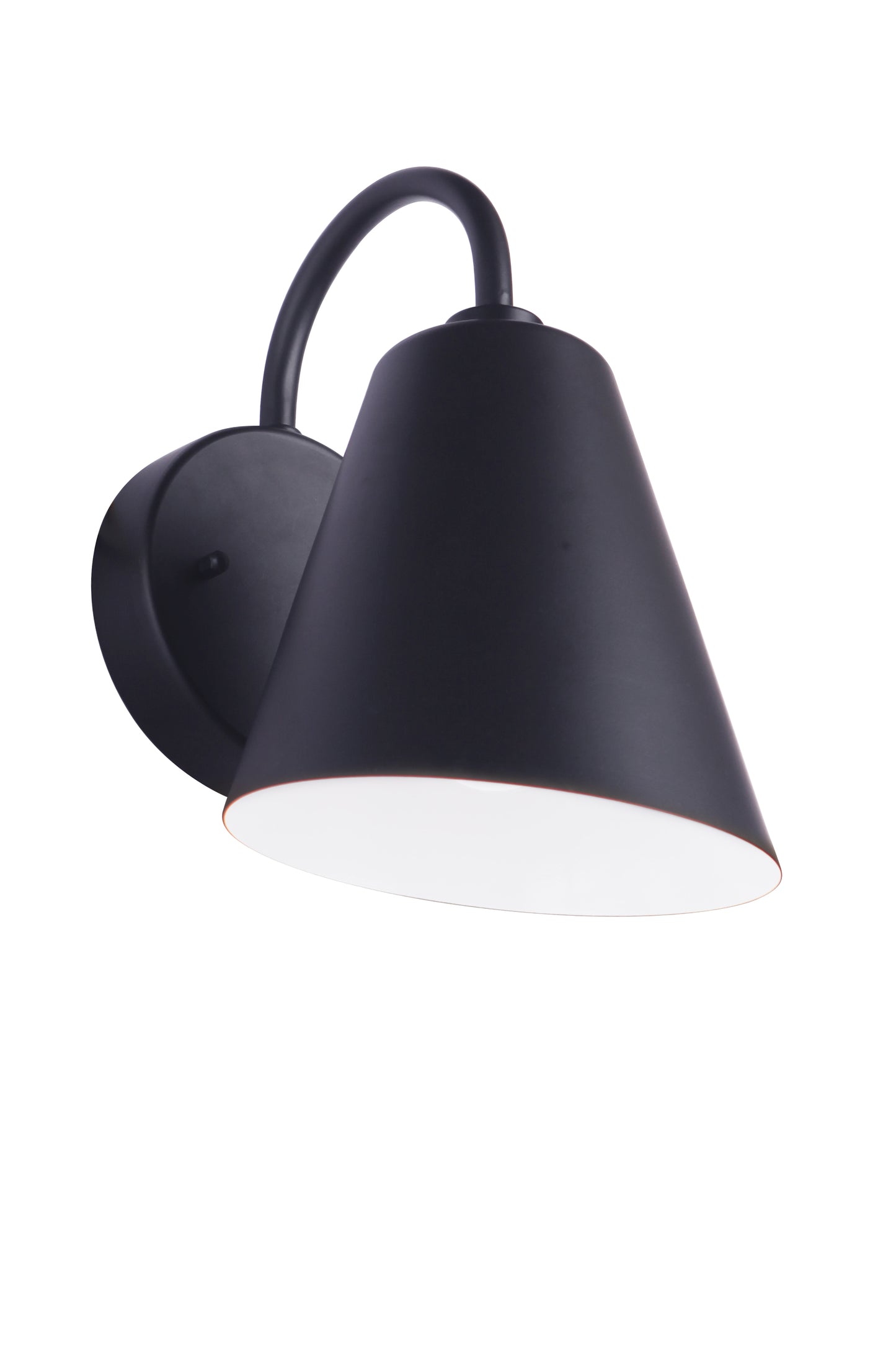ZA5004-MN - Point Clear 1 Light 10.38" High Outdoor Wall Lantern - Midnight