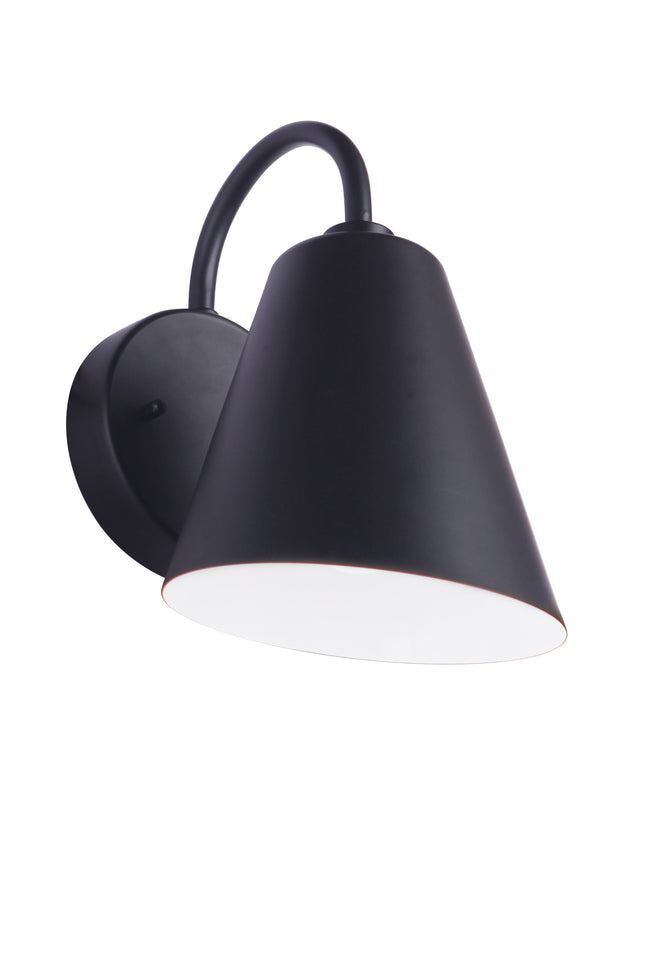 ZA5004-MN - Point Clear 1 Light 10.38" High Outdoor Wall Lantern - Midnight