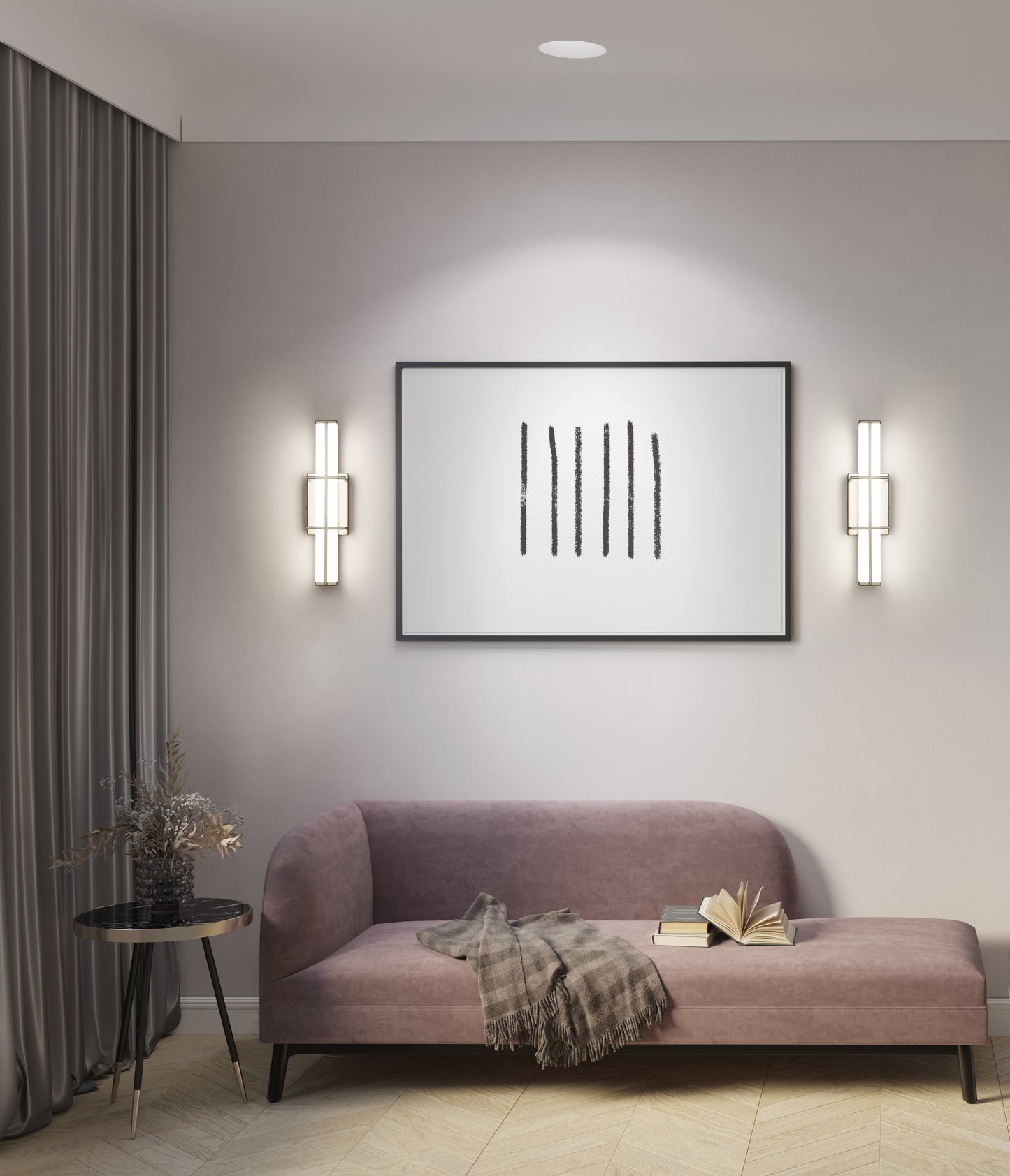 1011-18W-BN-LED - Harrison 1 Light 18" Vanity - Brushed Nickel