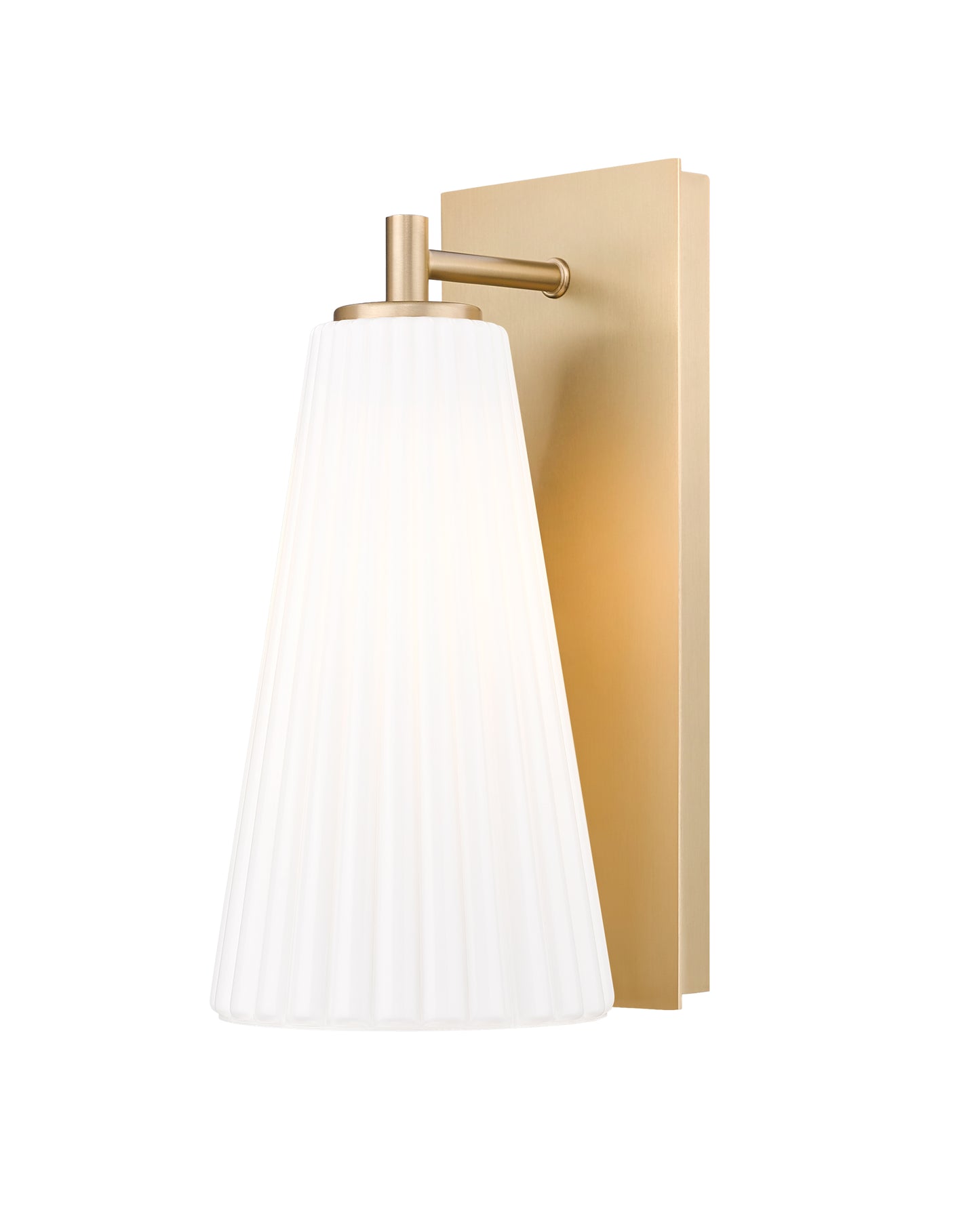 3043-1SS-MGLD - Farrell 1 Light Wall 13" Sconce - Modern Gold
