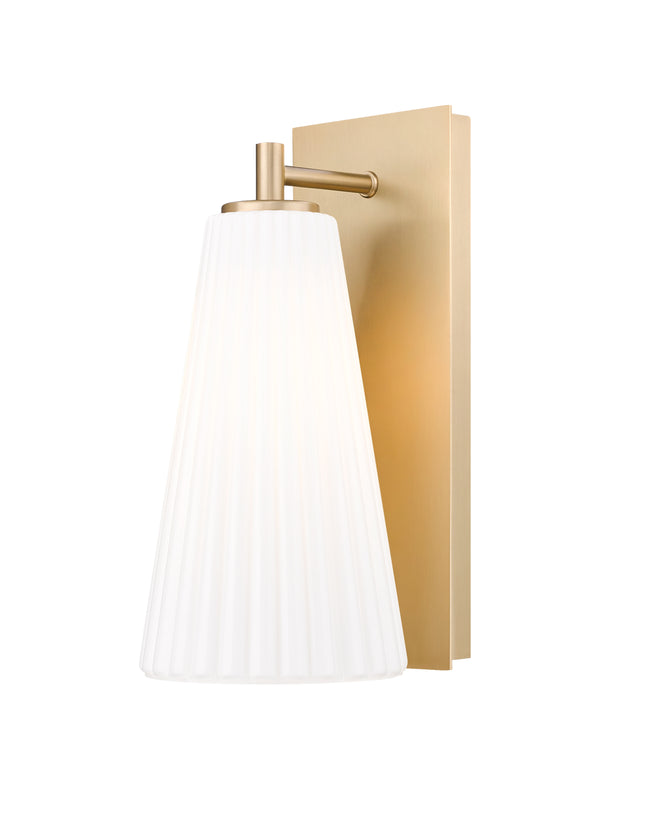 3043-1SS-MGLD - Farrell 1 Light Wall 13" Sconce - Modern Gold