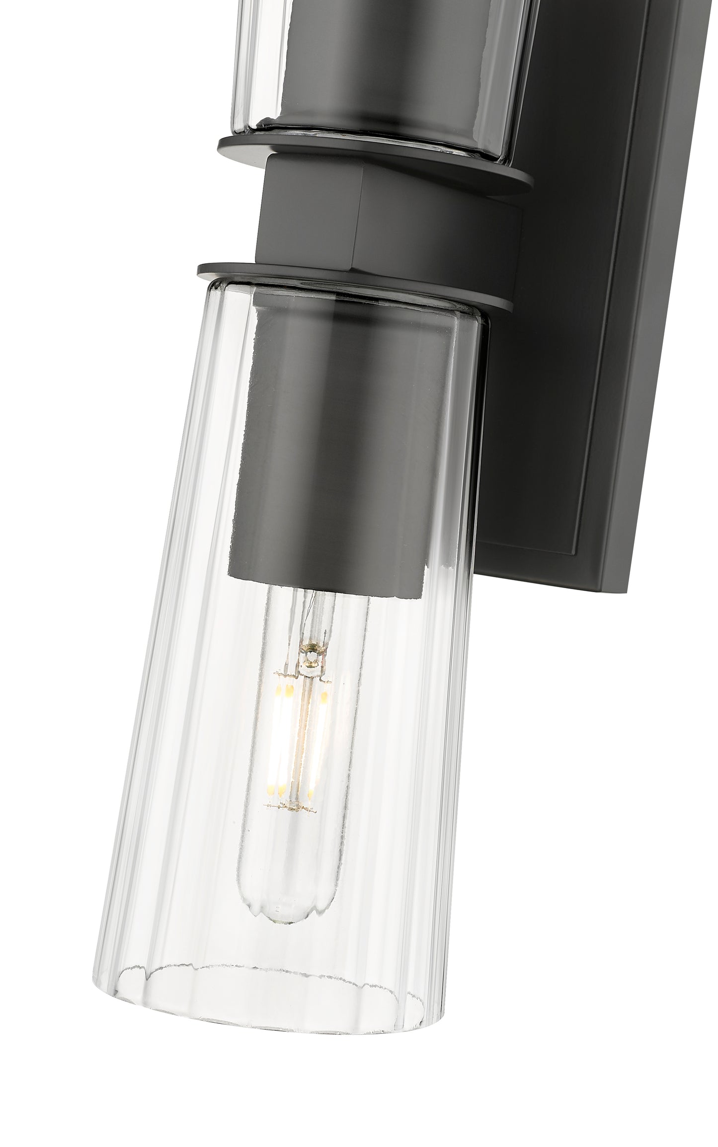 826-2S-MB - Titus 2 Light Wall 18" Sconce - Matte Black