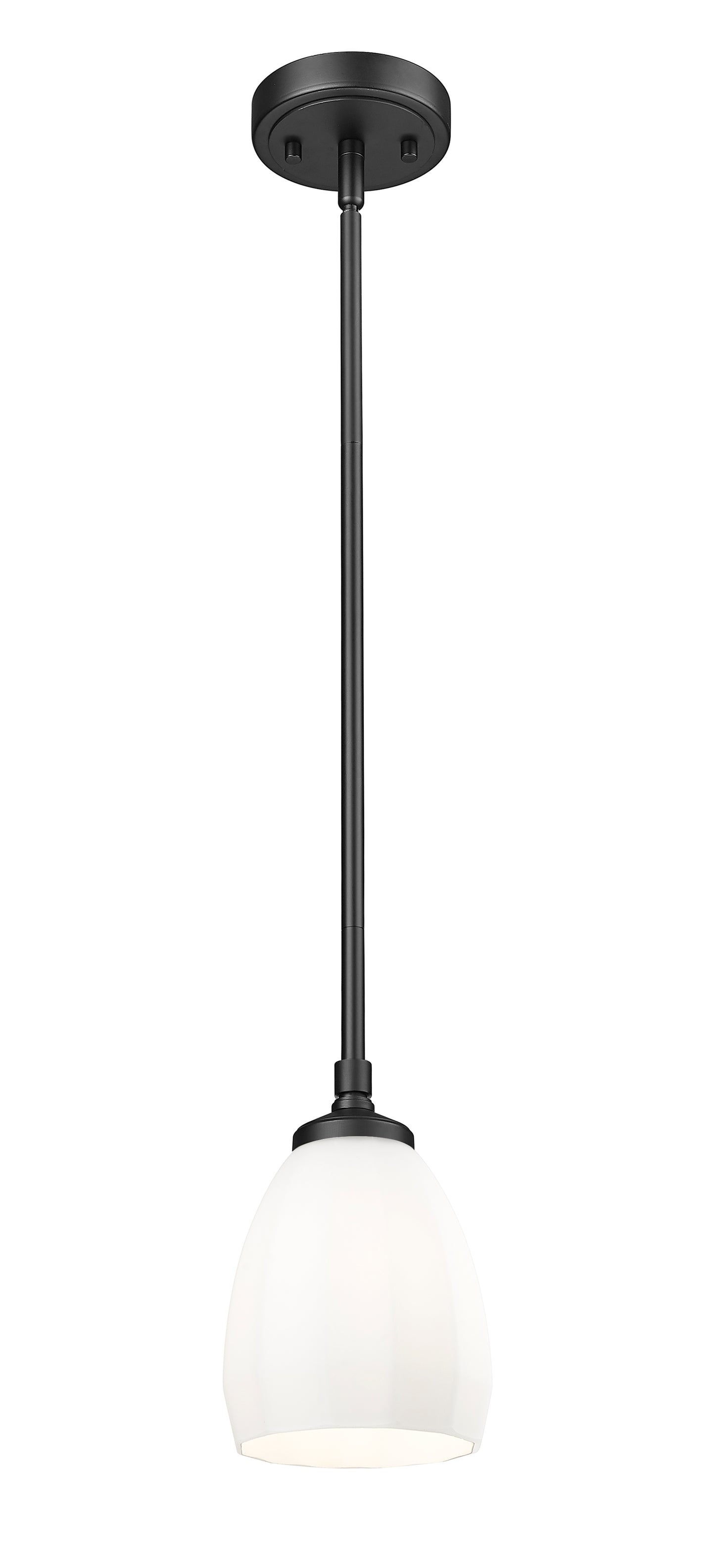 7004P5-MB - Oren 1 Light 6" Pendant - Matte Black