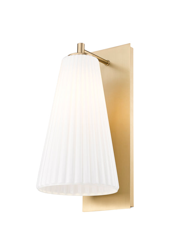 3043-1SL-MGLD - Farrell 1 Light Wall 16" Sconce - Modern Gold