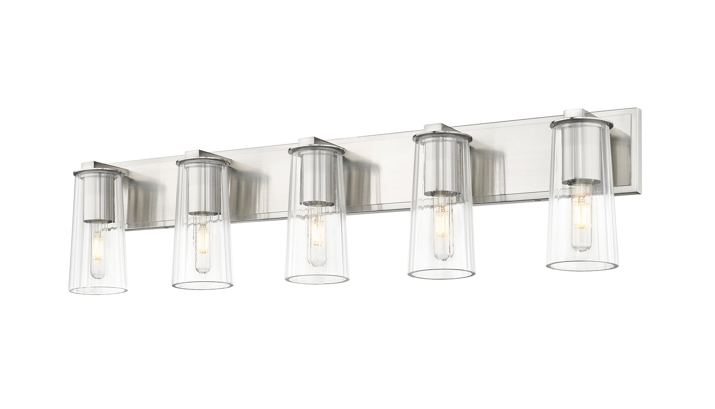 826-5V-BN - Titus 5 Light 40" Vanity - Brushed Nickel