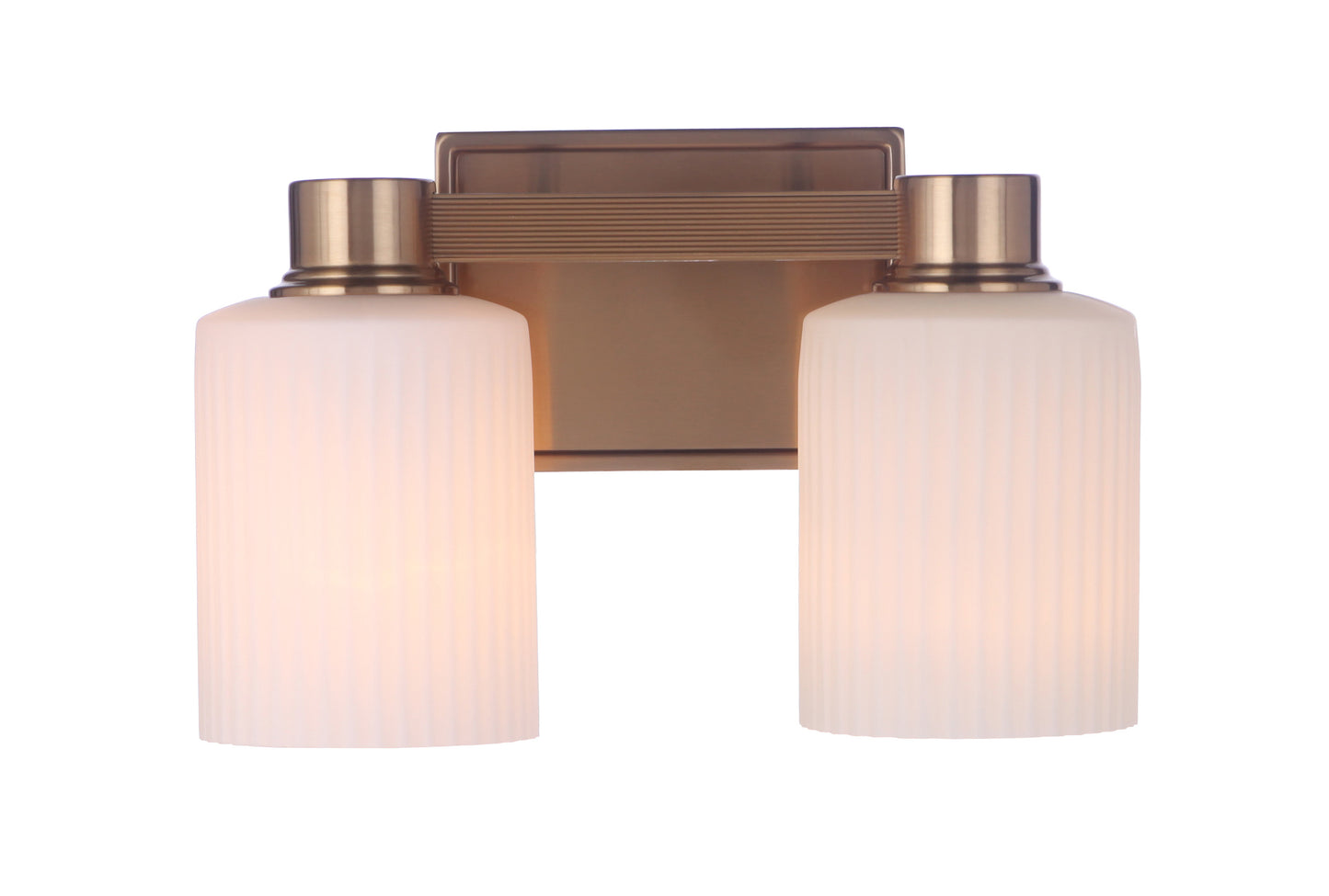 12912SB2 - Bretton 2 Light 12.38" Wide Vanity Light - Satin Brass