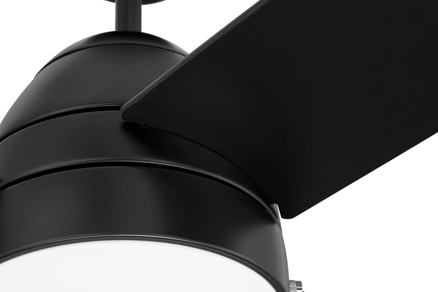 CZY52FB3 - Cozy 52" 3-Blade Ceiling Fan 52" 3 Blade Ceiling Fan with Light Kit - Flat Black
