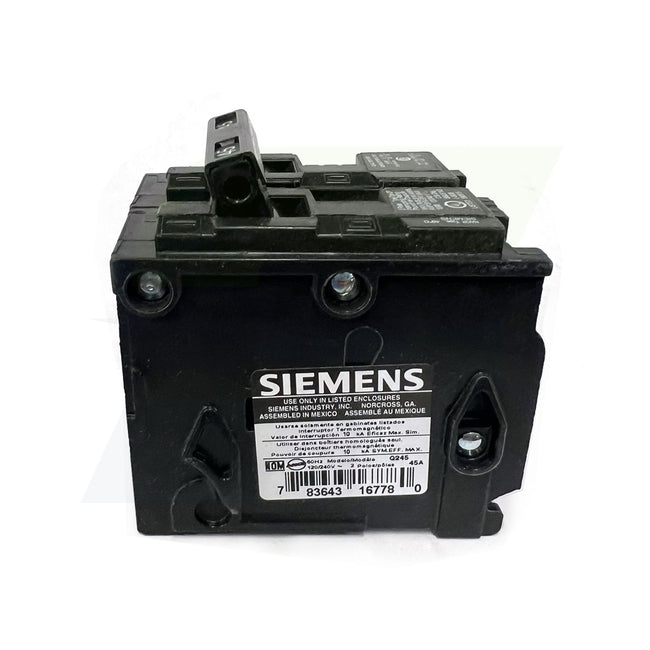 Q245 - 2-Pole Plug-In Circuit Breaker - 120/240V, 45A