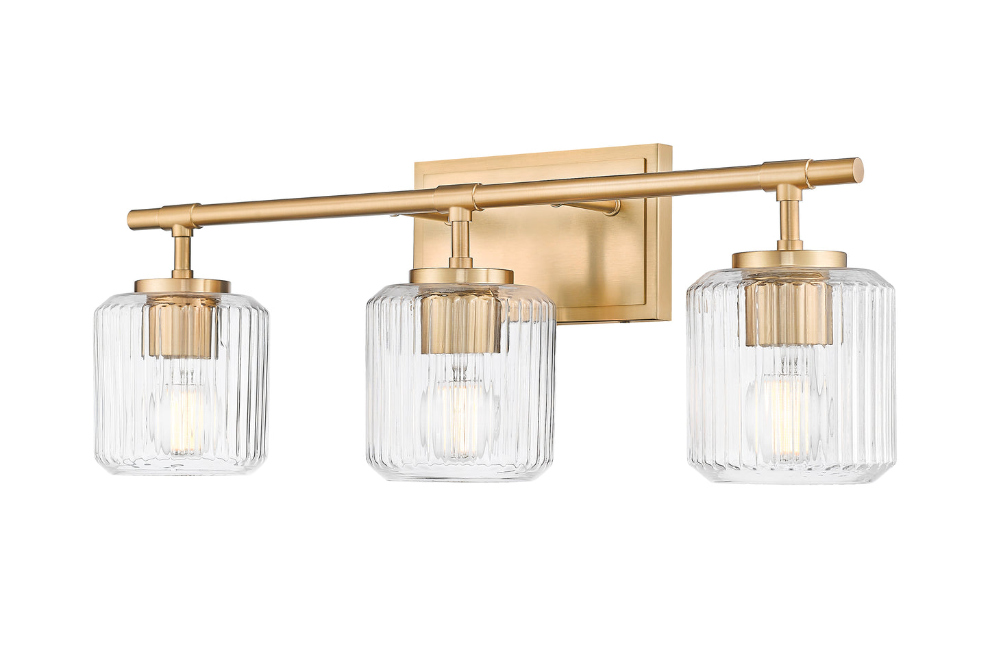 7515-3V-MGLD - Landon 3 Light 24" Vanity - Modern Gold