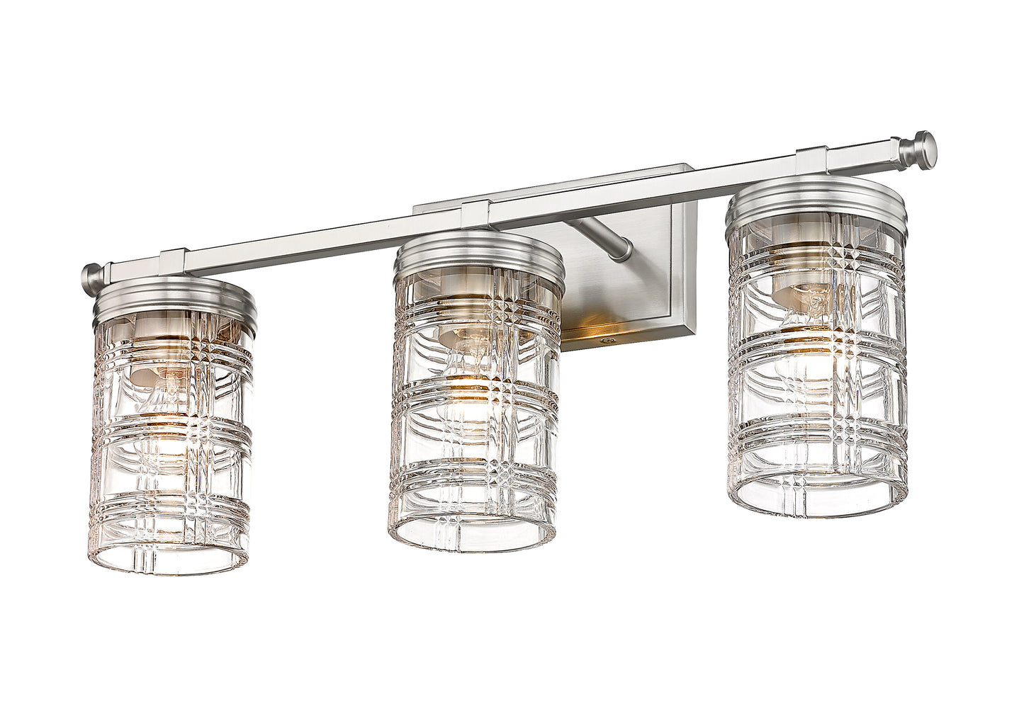 344-3V-BN - Archer 3 Light 25" Vanity - Brushed Nickel