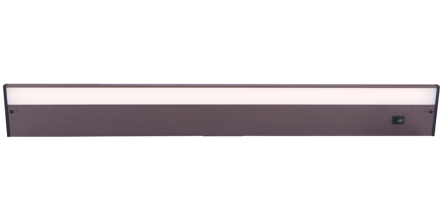 CUC1036-BZ-LED - Undercabinet Light Bars 1 Light 3.63" Wide Under Cabinet Light Bar - Bronze