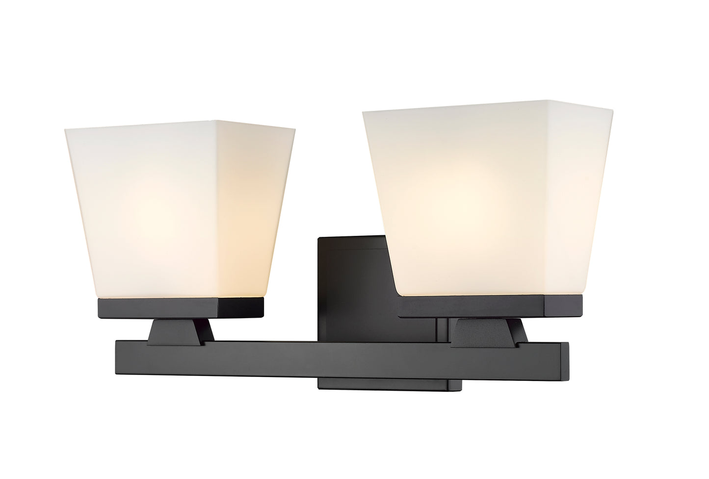 1937-2V-MB - Astor 2 Light 16" Vanity - Matte Black