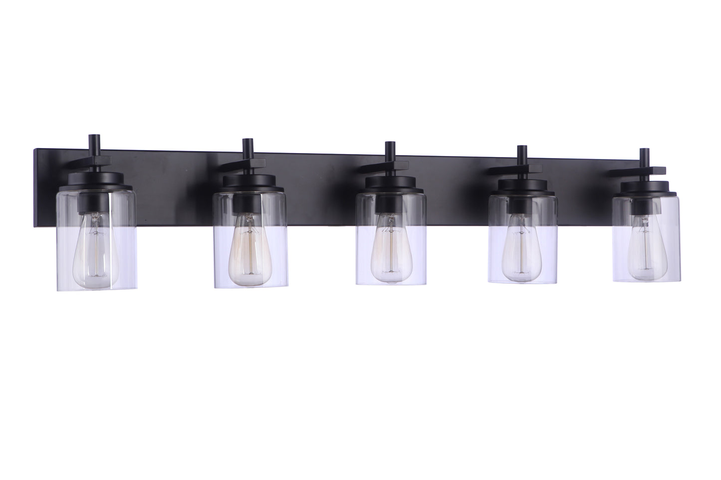 17441FB5 - Reeves 5 Light 41" Wide Vanity Light - Flat Black