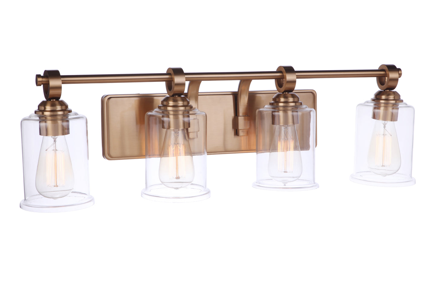 56404-SB - Romero 4 Light 30" Wide Vanity Light - Satin Brass