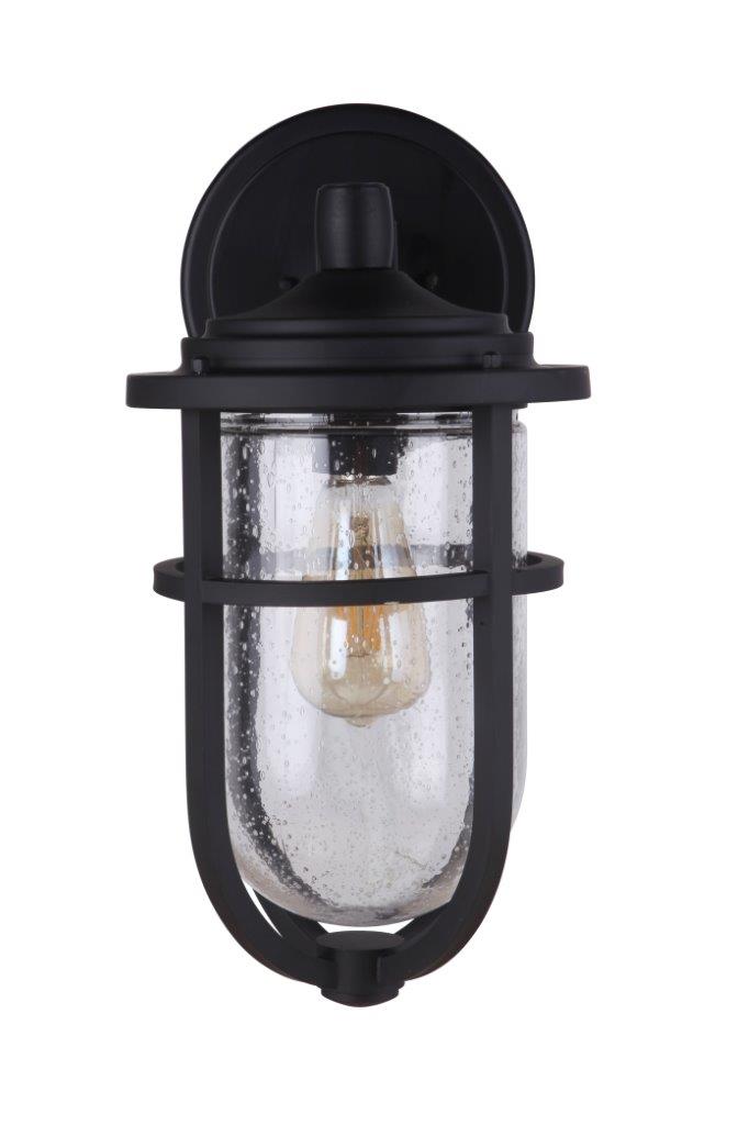 ZA4714-MN - Voyage 1 Light 16" High Outdoor Wall Lantern - Midnight