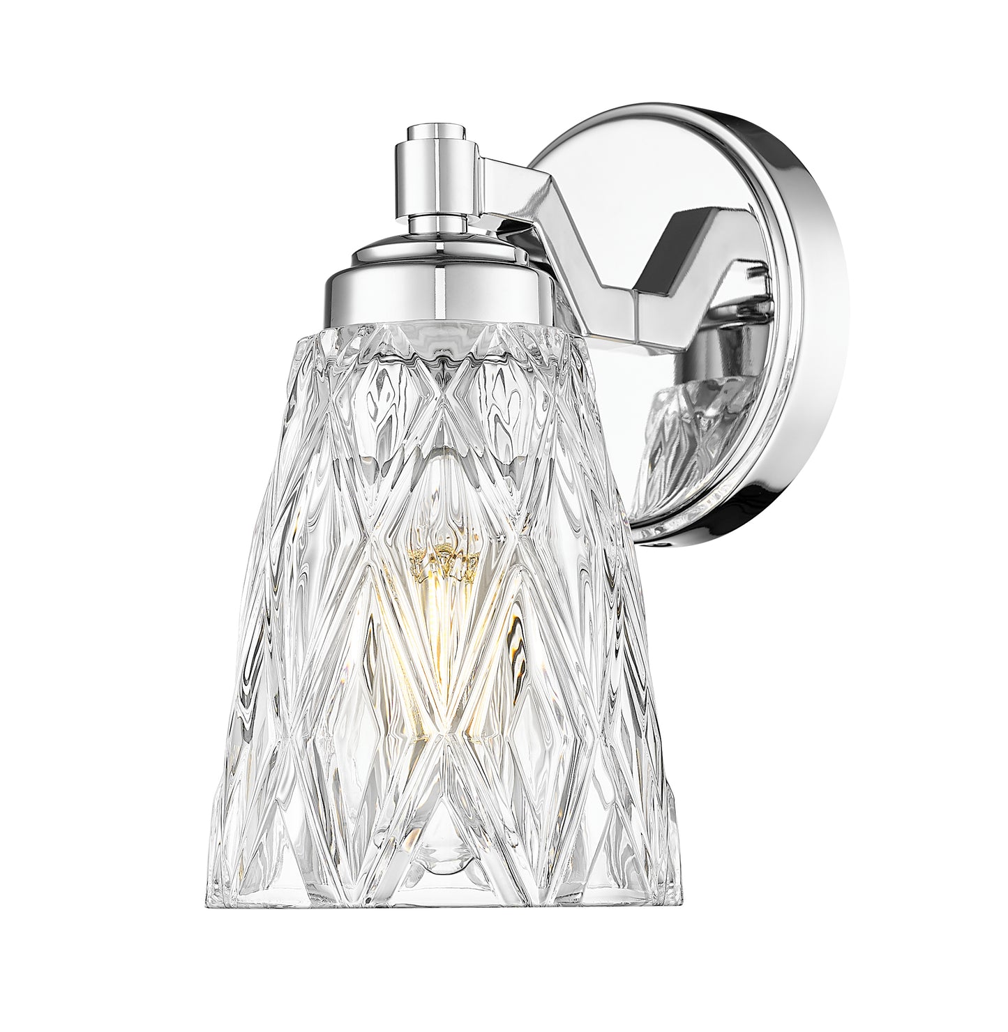 1960-1S-CH - Andree 1 Light Wall 9" Sconce - Chrome