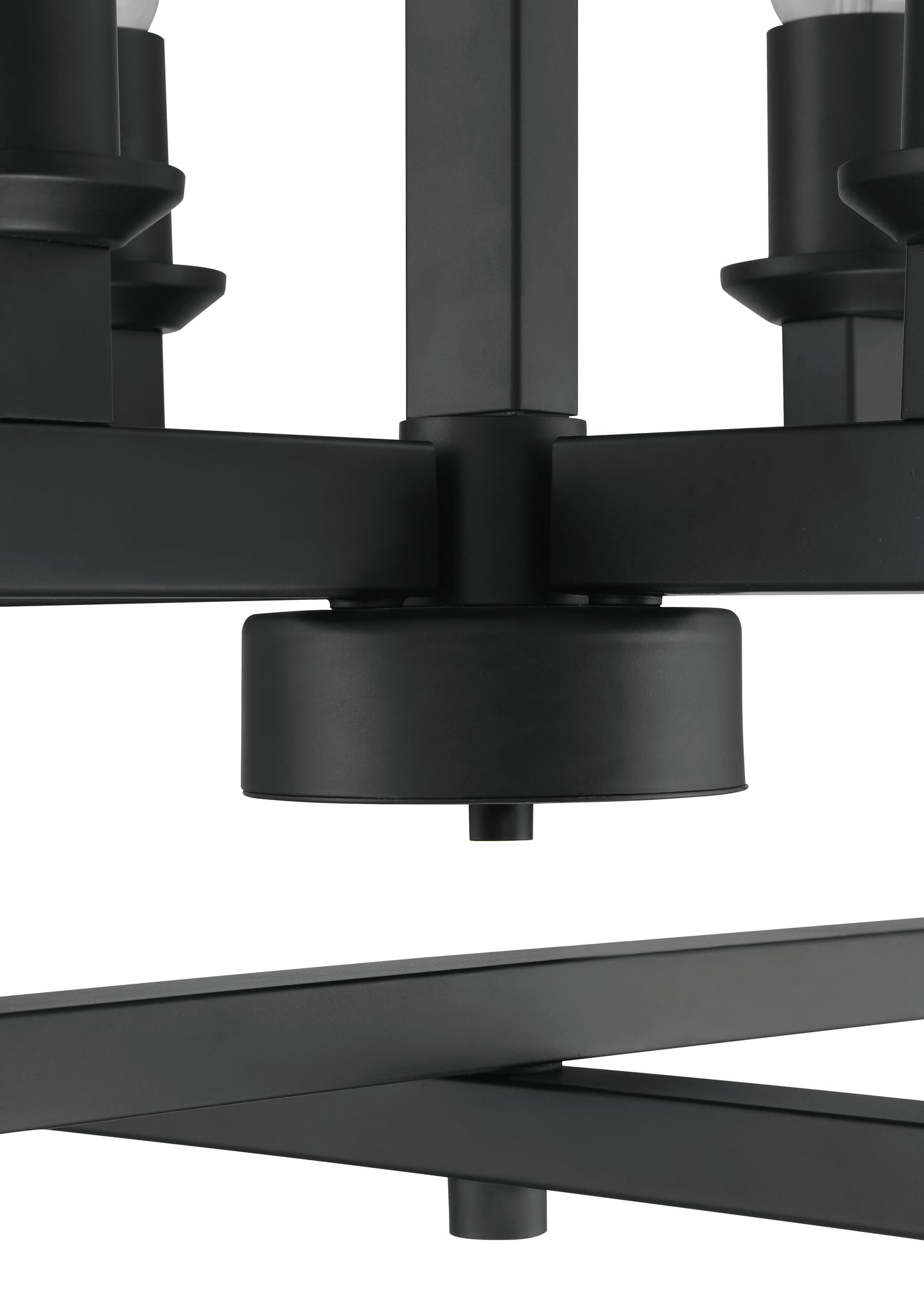 53134-FB - Chicago 4 Light 18" Wide Foyer Light - Flat Black