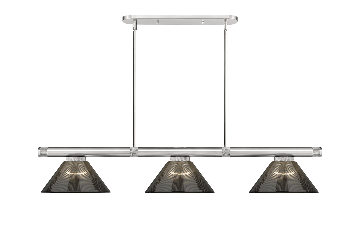3050-3BN-ARS - Vanguard 3 Light 58" Billiard - Brushed Nickel