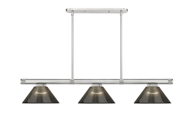 3050-3BN-ARS - Vanguard 3 Light 58" Billiard - Brushed Nickel
