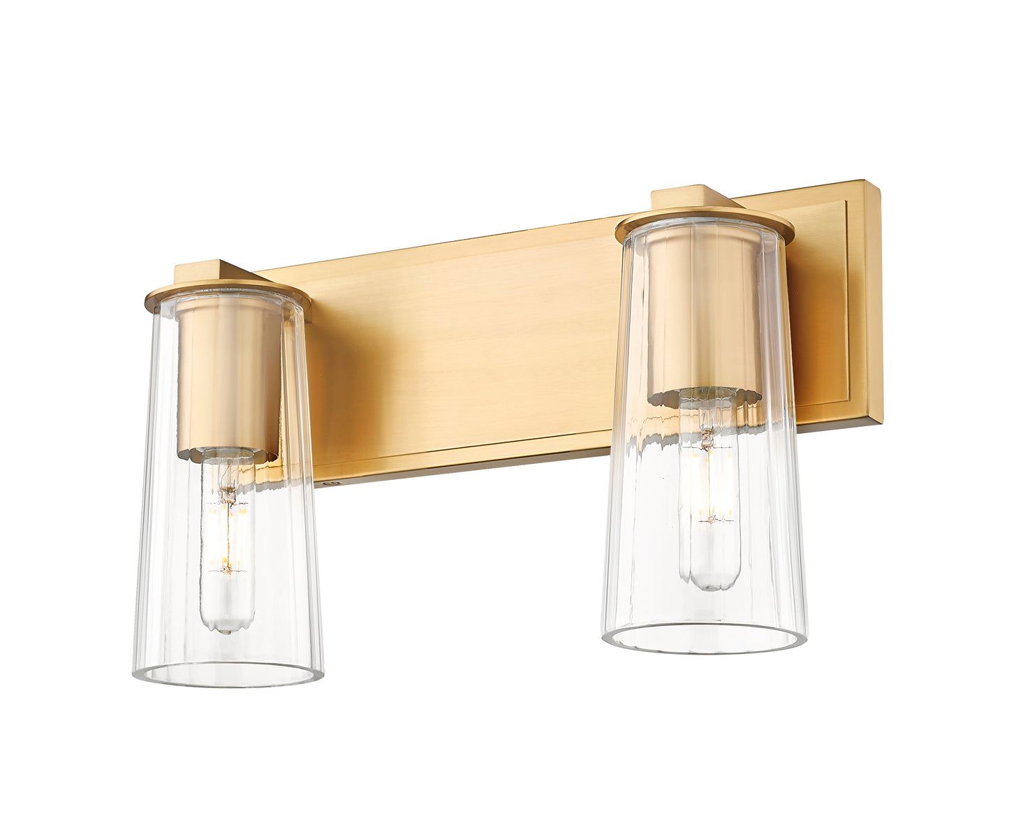 826-2V-MGLD - Titus 2 Light 16" Vanity - Modern Gold
