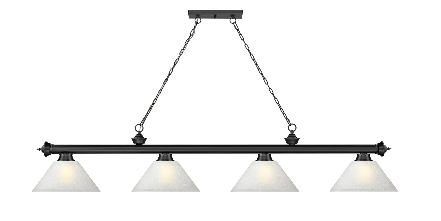 2306-4MB-AWL14 - Cordon 4 Light 81" Billiard - Matte Black