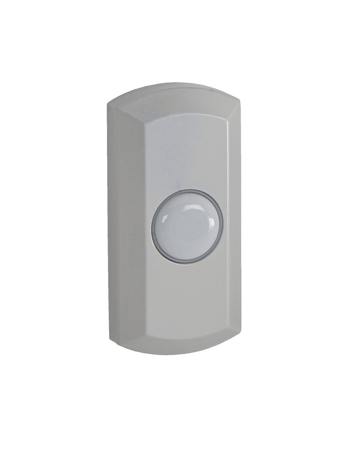 PB5012-W - Push Button-Surface Mount 1 Light 1.71" Wide Chime Button - White
