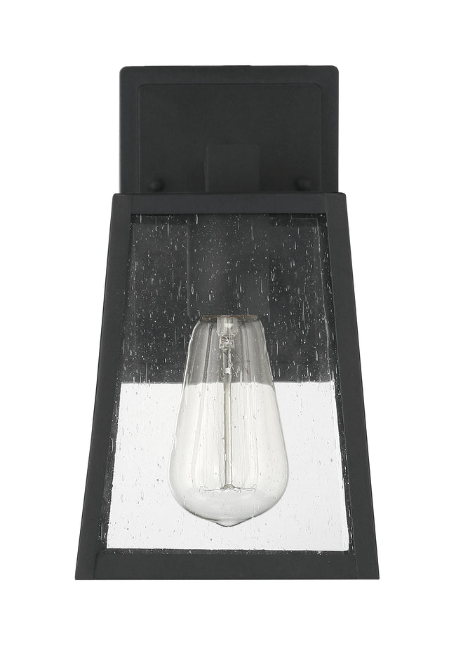 ZA4304-TB - Dunn 1 Light 10.13" High Outdoor Wall Lantern - Textured Black