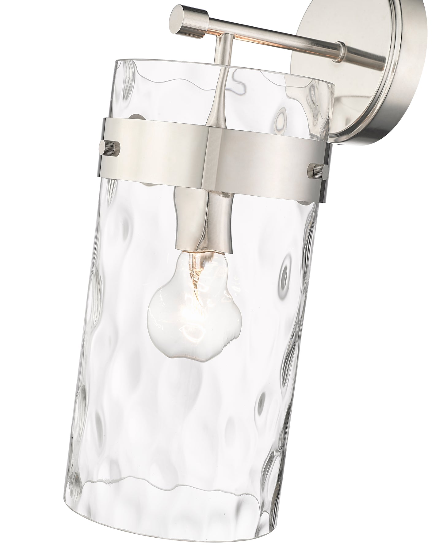 3035-1SL-PN - Fontaine 1 Light Wall 16" Sconce - Polished Nickel