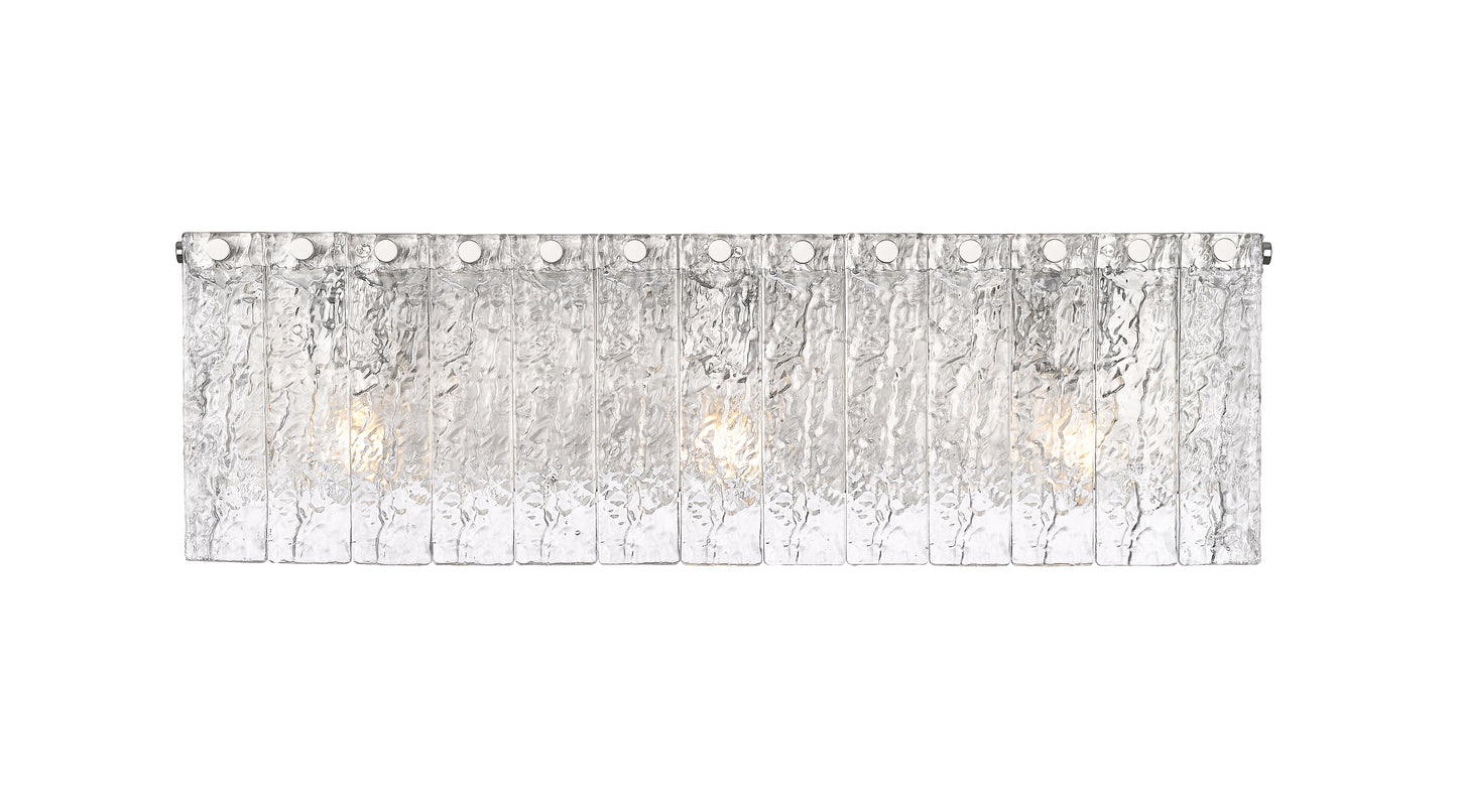 1943-3V-BN - Glacier 3 Light 24" Vanity - Brushed Nickel