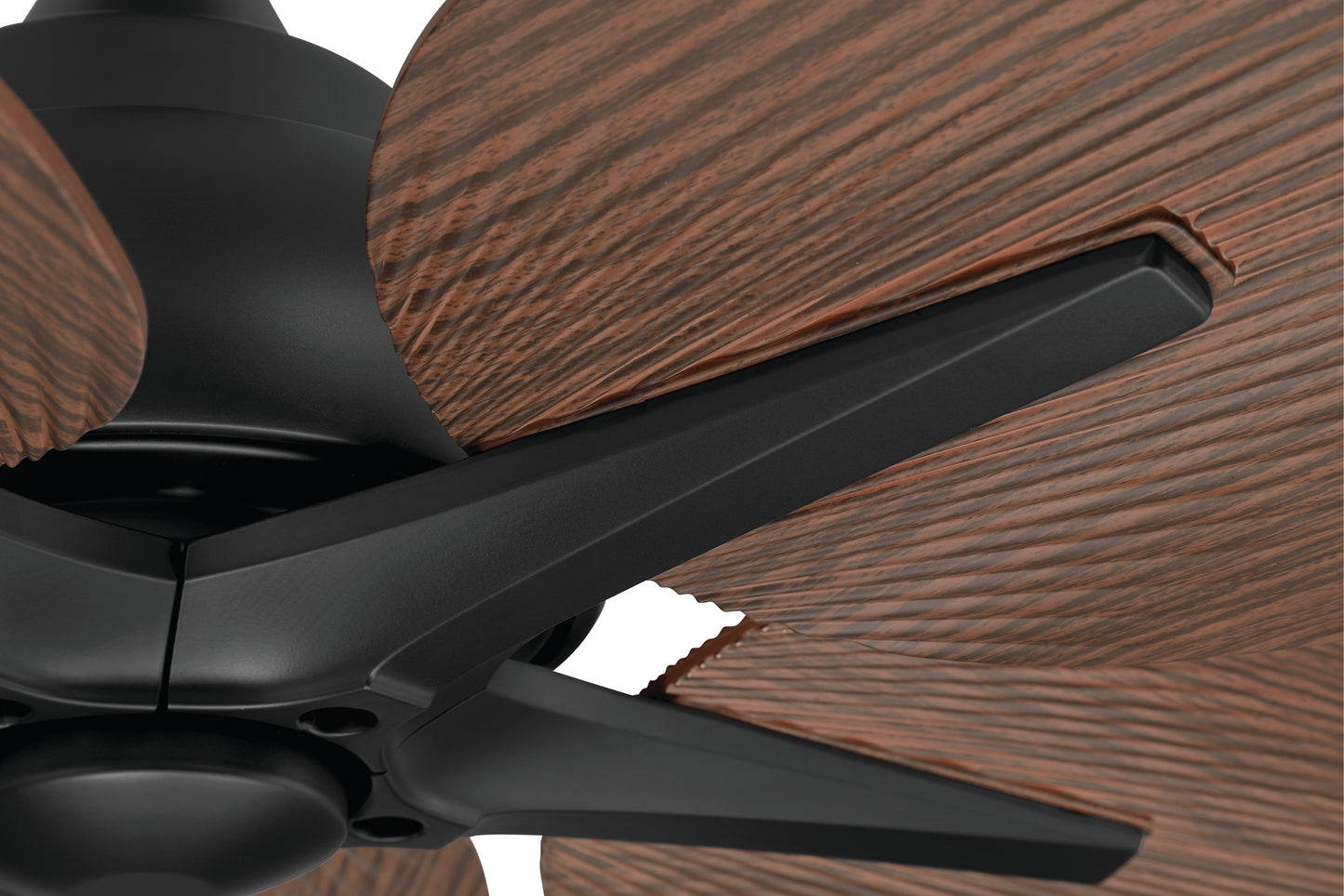GTY52FB5 - Getaway 52" 5-blade Outdoor Wet Rated Celing Fan 52" 5 Blade Indoor Outdoor Ceiling Fan - Flat Black