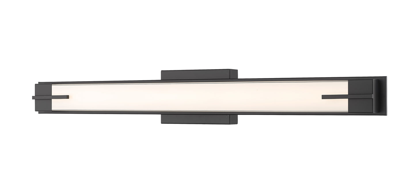 4100-33W-MB-LED - Chase 1 Light 33" Vanity - Matte Black
