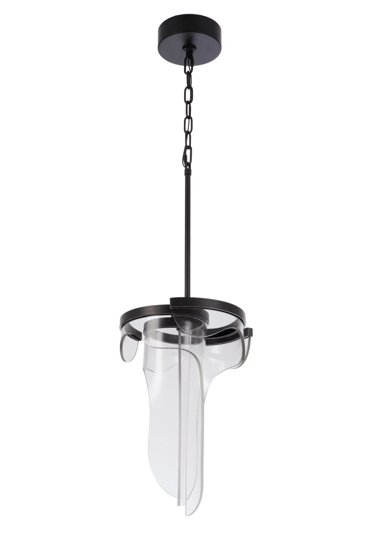 59693-FB-LED - Estrella 12.63" Wide Pendant - Flat Black