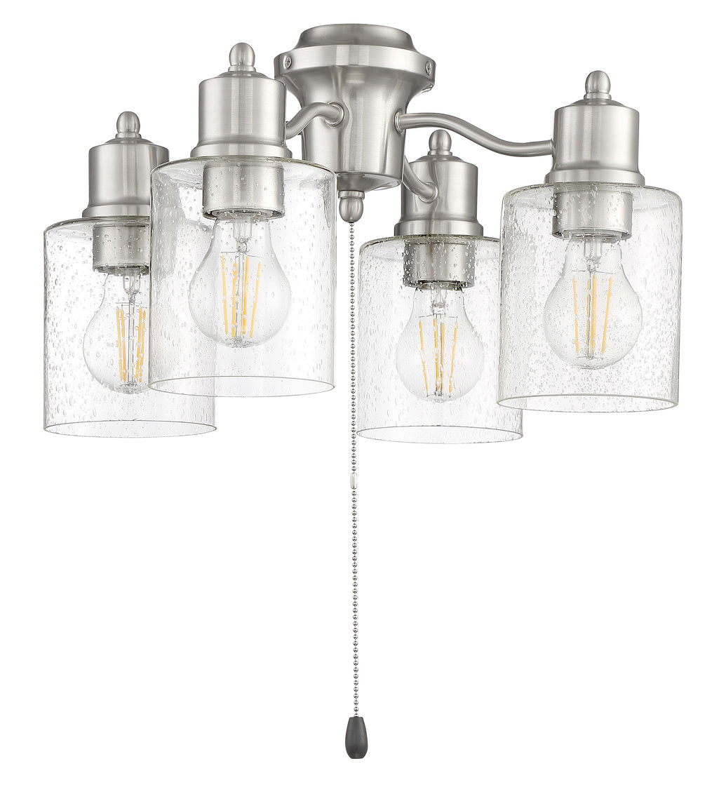 LK403107-BNK-LED - 4 Light Universal Energy Star Light Kit in Brushed Polished Nickel