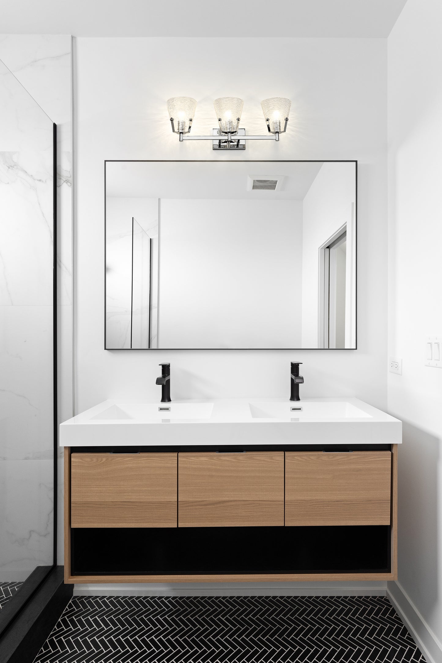 1101-3V-CH - Analia 3 Light 26" Vanity - Chrome
