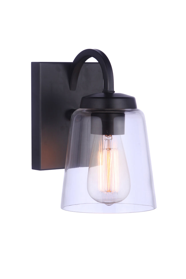 16306FB1 - Elsa 1 Light 9" High Wall Sconce - Flat Black