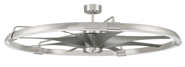 AXL57BNK8 - Axel 52" 8 Blade Indoor Outdoor Ceiling Fan with Light Kit - Brushed Nickel