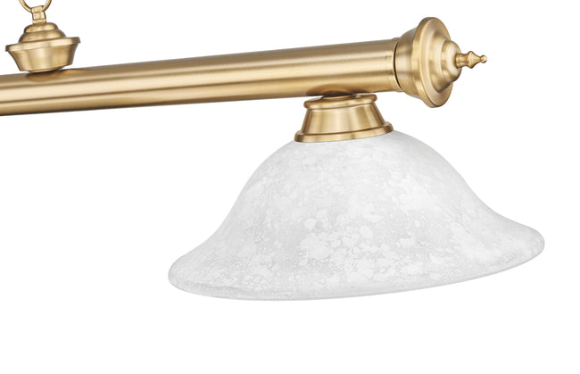 2306-4HBR-WM16 - Cordon 4 Light 82" Billiard - Heritage Brass