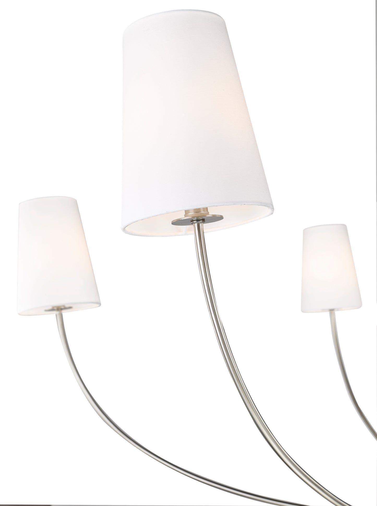 3040-62BN - Shannon 6 Light 62" Chandelier - Brushed Nickel