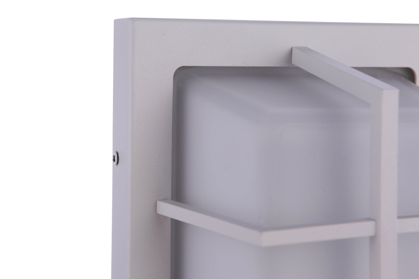 ZA6112-TW - Bulkhead Rectangular 2 Light 14" High Outdoor Wall/Ceiling Mount - Textured White